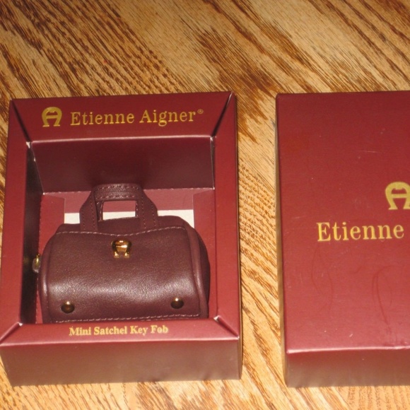 Etienne Aigner Handbags - Miniature Etienne Aigner Coin Purse Key Chain Fob